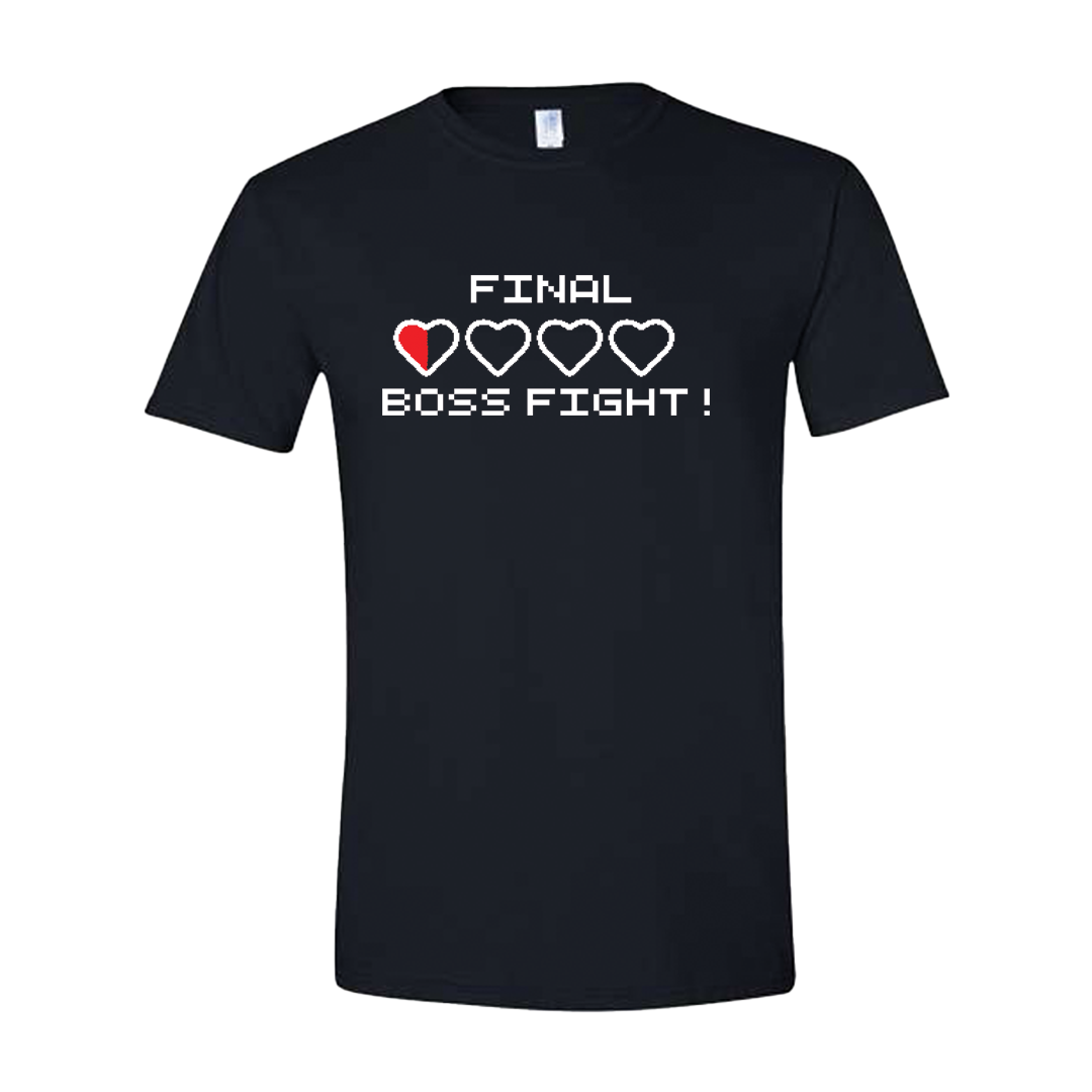 FinalBossFight! - Heart Tee (Black)