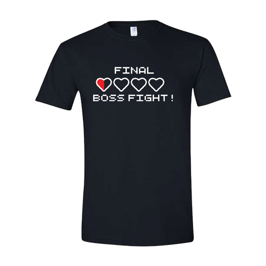 FinalBossFight! - Heart Tee (Black)